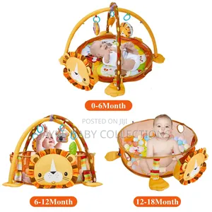 3-in-1 Baby Play Gym Ball Pit – Fun Learning Activity Mat