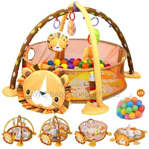 3-in-1 Baby Play Gym Ball Pit – Fun Learning Activity Mat