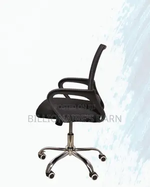 Secretarial Mesh Office Chair Ergonomic Fabric Seat , Lumbar Support