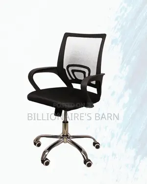 Secretarial Mesh Office Chair Ergonomic Fabric Seat , Lumbar Support