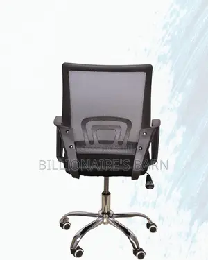 Secretarial Mesh Office Chair Ergonomic Fabric Seat , Lumbar Support