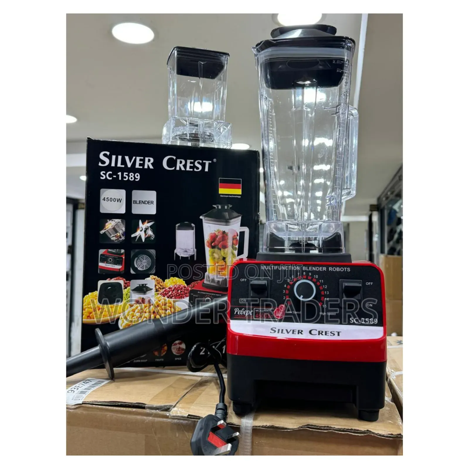 Finally, Riginal Silvercrest Blender4500 Watts Double Jug
