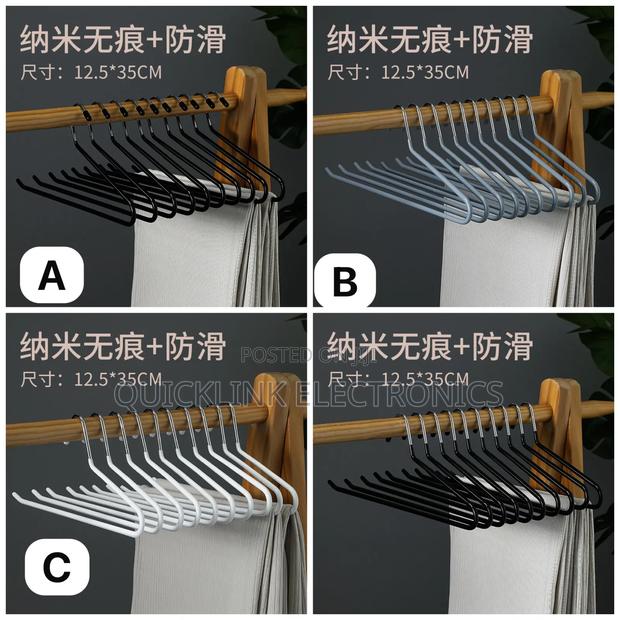 10pcs Seamless Trouser Hangernon-Slip - thumbnail 3