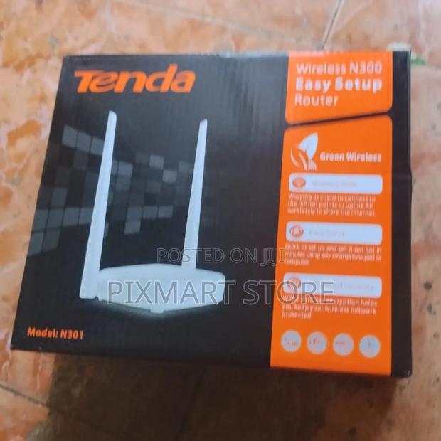 Tenda N301 N300 Wireless Router 300mbps Dual 5dbi Antennas