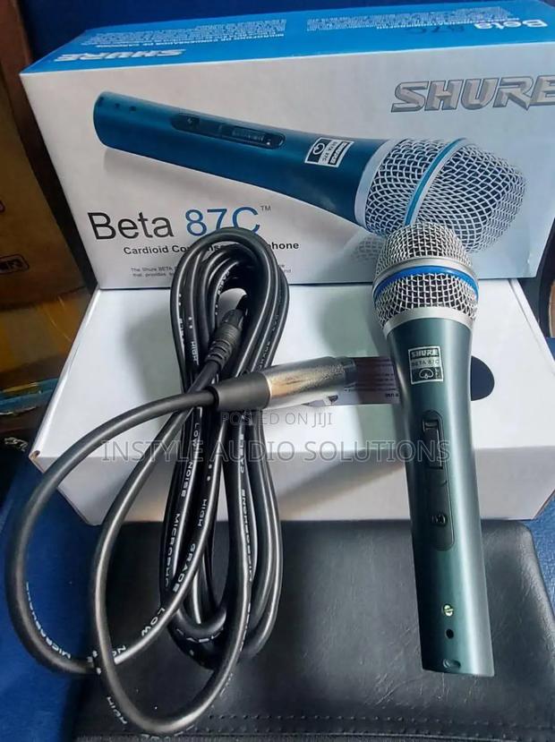 Shure Beta 87c Wired Top Quality Microphone