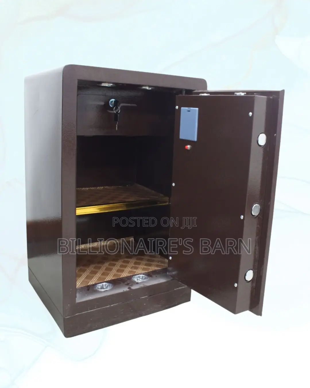 Fireproof Biometric Safe 70 Kg Programmable Keypad And Dual