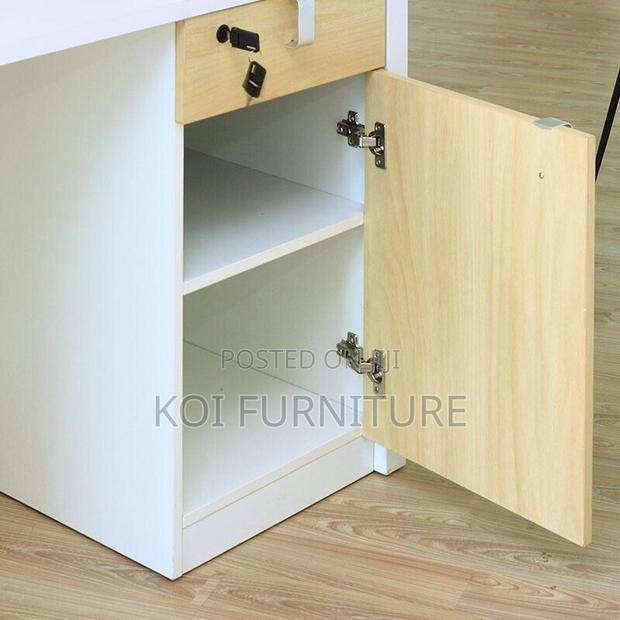 Office Desk : 1.6m Modern Two-Tone Reception Desk - thumbnail 10