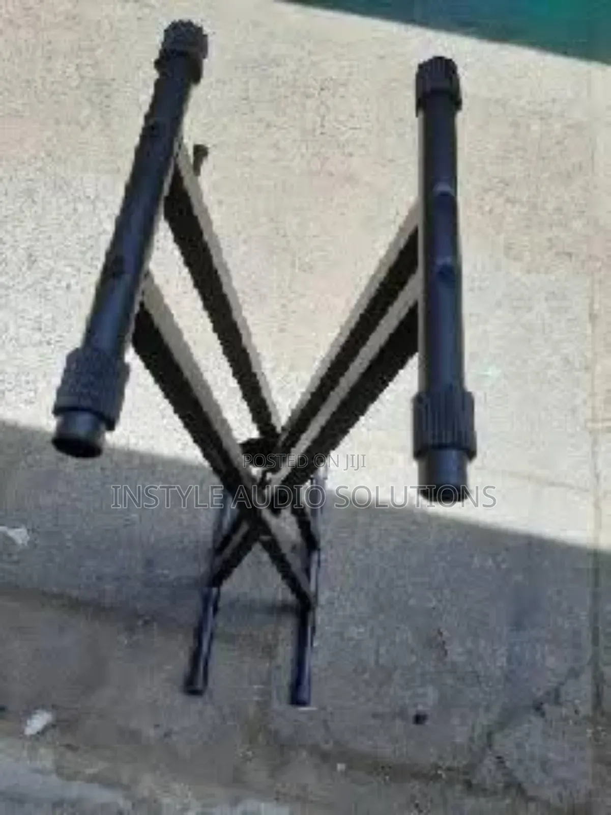 Adjustable Metallic Keyboard Double Stand