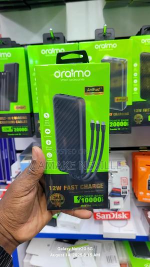 Oraimo 10,000 Mah Power Bank - main view