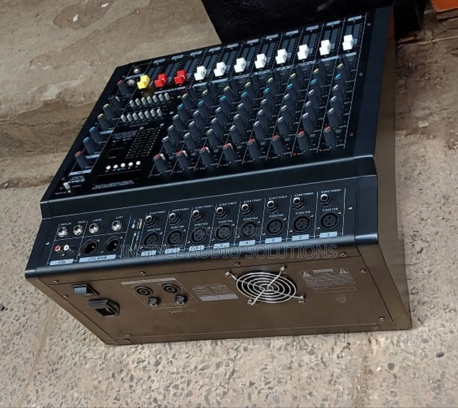 8 Channels Max Professional Powered Mixer Usb/Bt 1000 Watts Output