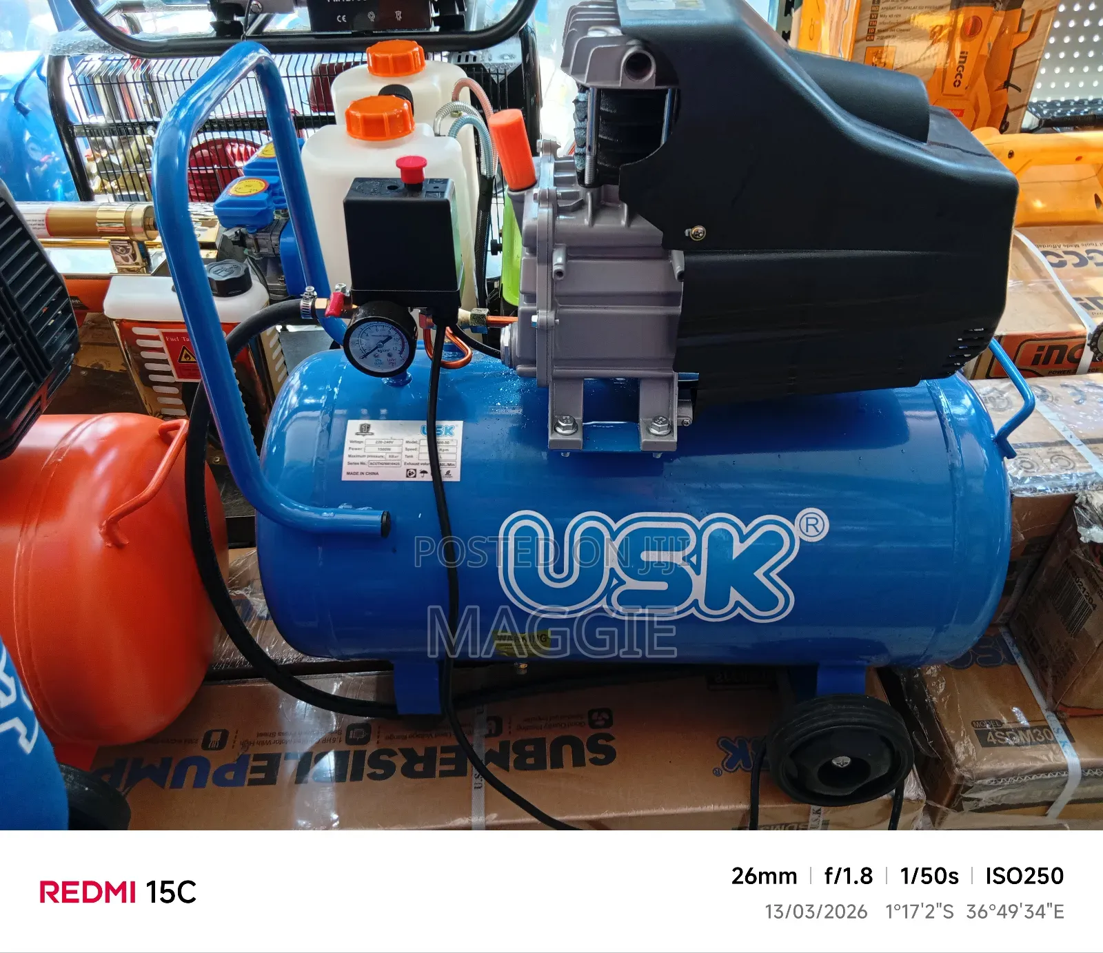 Usk 1500w Air Compressor
