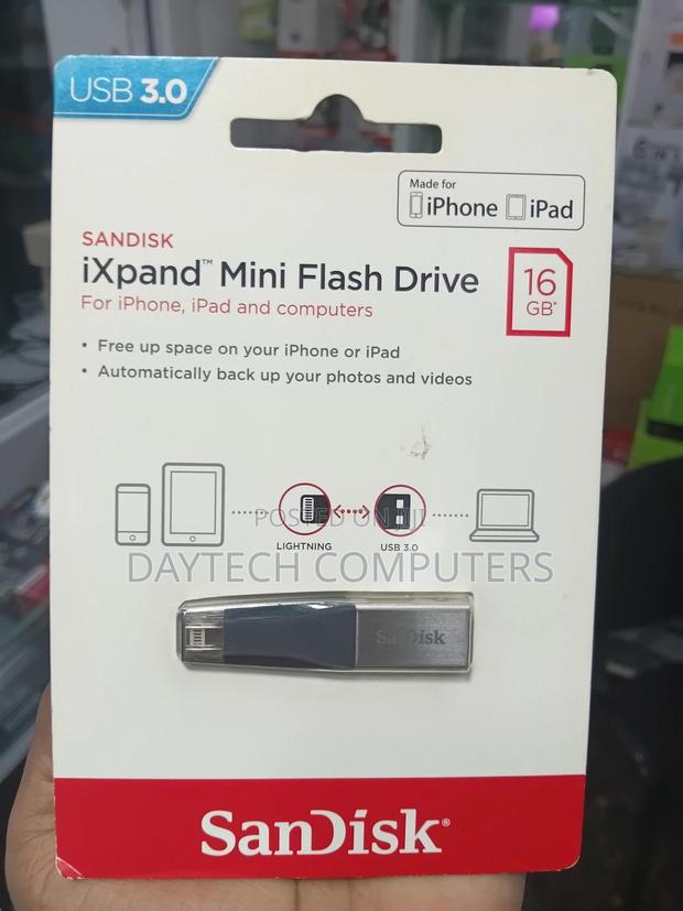 Sandisk 16gb Ixpand Mini Usb 3.0 Lightning Flash Drive