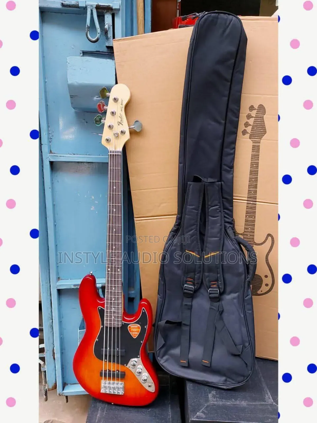 5 String Fender Bass Guitar Complete With High-quality Bag