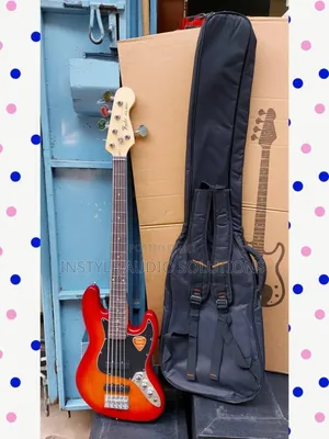 5 String Fender Bass Guitar Complete With High-quality Bag