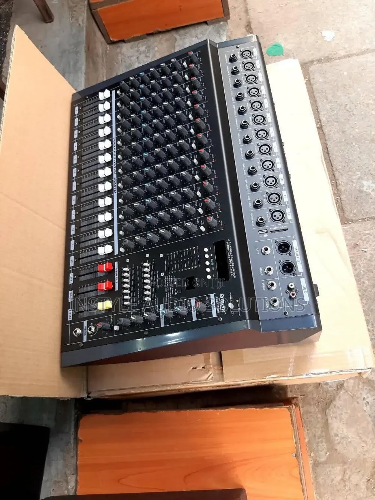 Max 12 Channels Powered Mixer Usb and Bluetooth Enabled 1500w Output