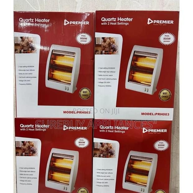 Premier Quartz Heater Prh003 800w Energy‐Efficient Personal Heater