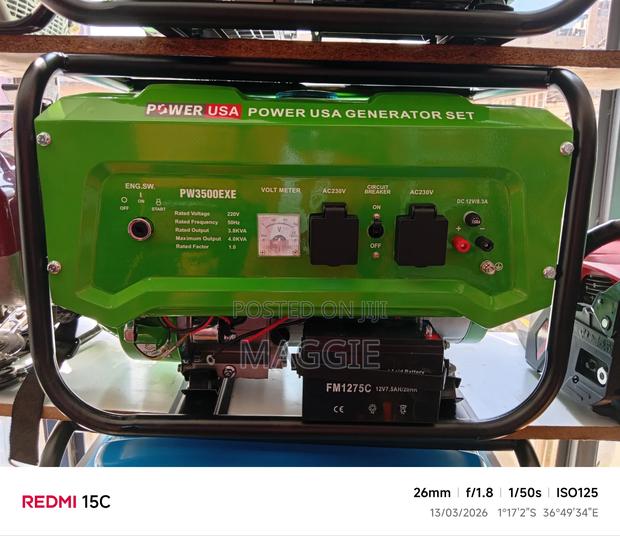 Power Usa Generator Set - main view