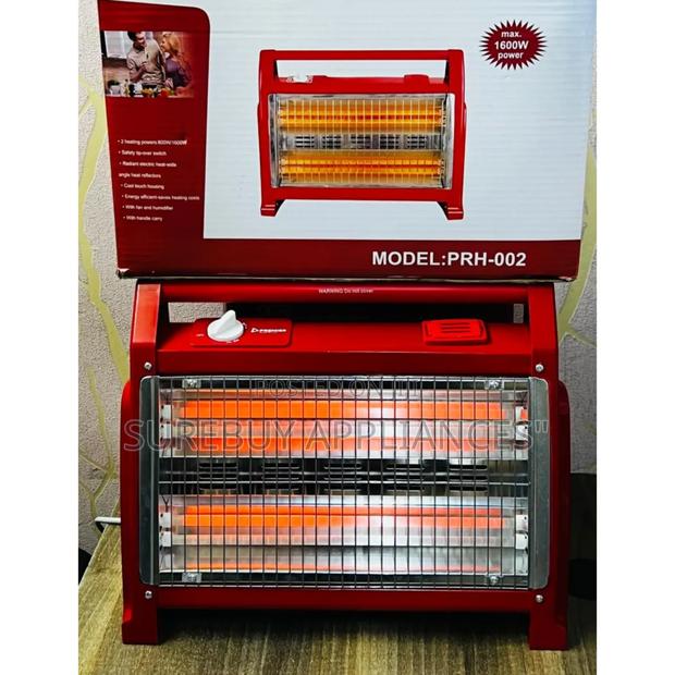 Premier 1600w Dual‐Setting Quartz Space Heater + Built‐In Humidifier - main view