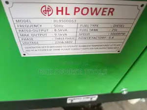 Hl Power 9.5 Kva Diesel Generator With Ats