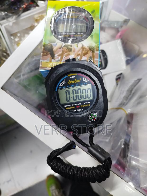 Digital Stop Watch With A Compass