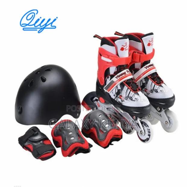 Skating Shoes(Set Full) Red Blue - thumbnail 4