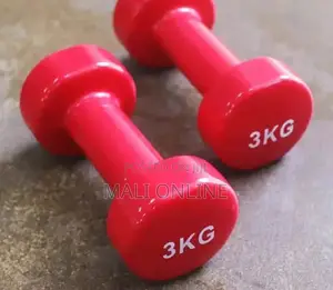 Neoprene Coated Dumbbell Anti-Slip Vinyl Hand 3kg Fitness Dumbbell