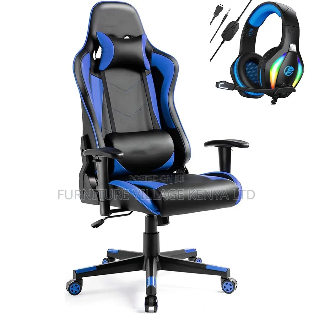Gaming Chair; High Back Leather Gaming Chair
