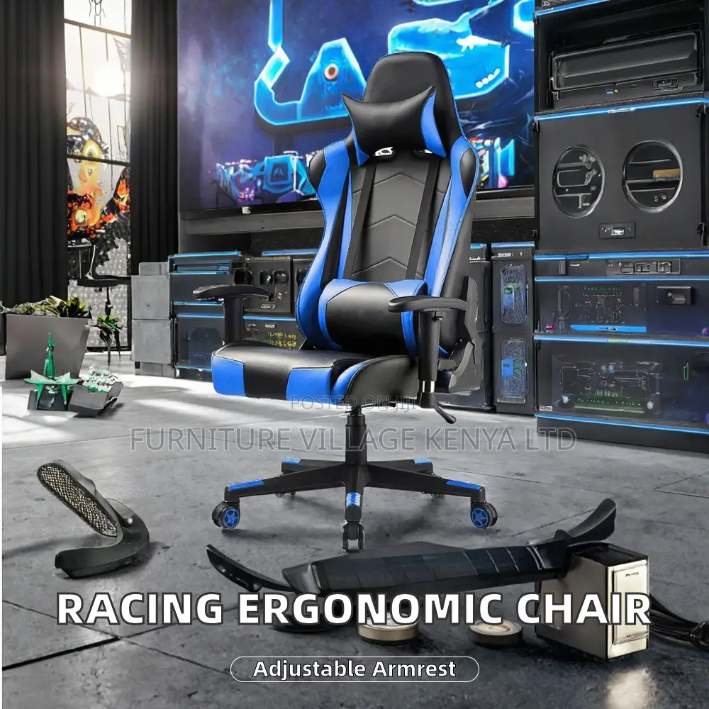 Gaming Chair; High Back Leather Gaming Chair