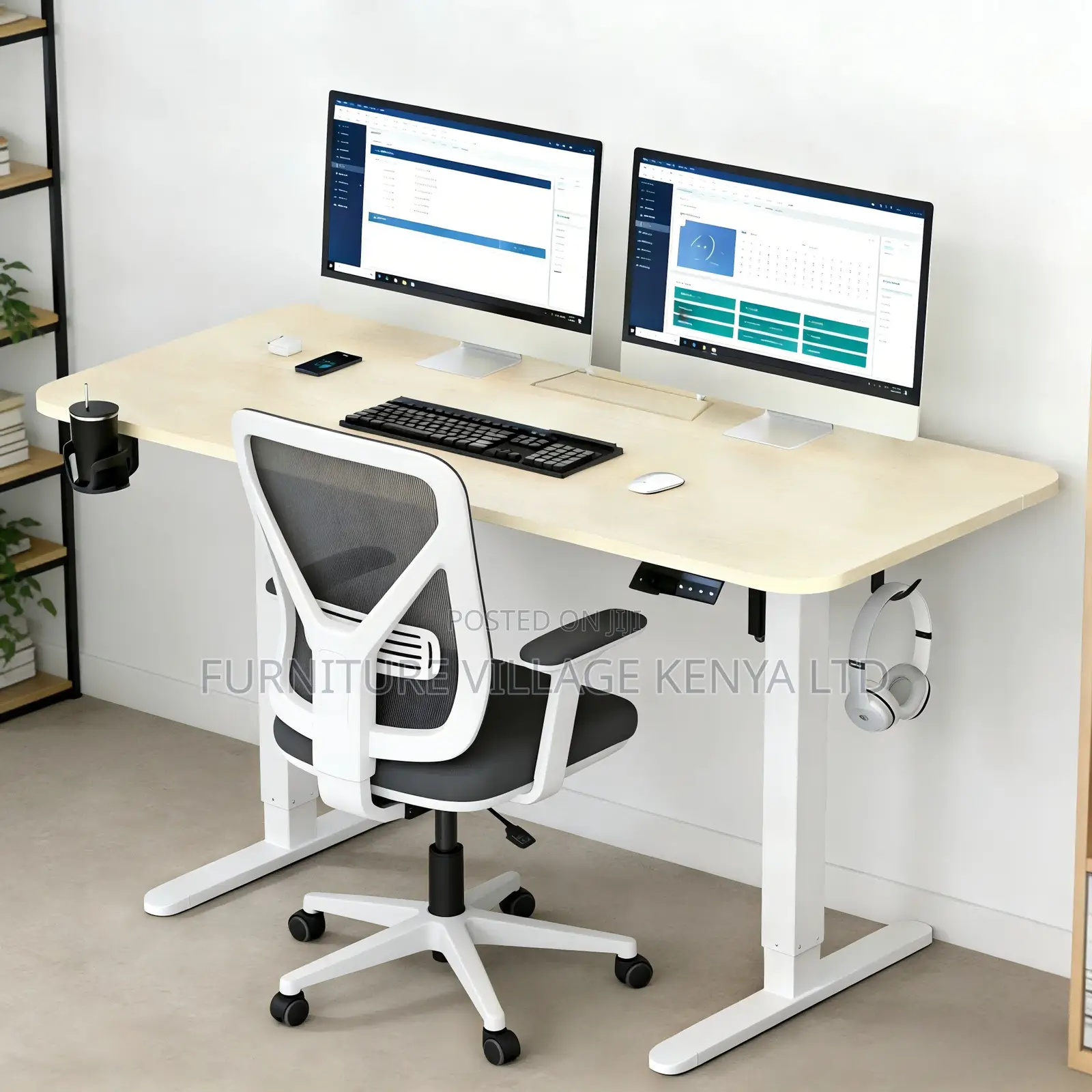 Office Desk; Adjustable Electric Office Desk [1.4m ]