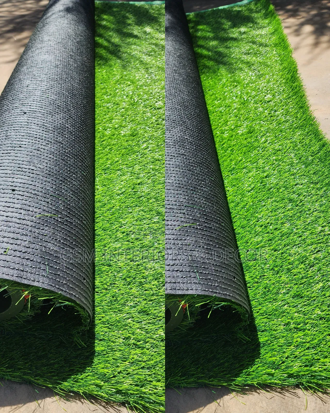 Tri Layered Artificial Green Grass Carpets