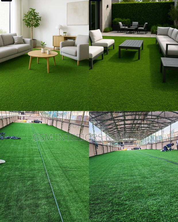 Artificial Green GRSD Carpets in All Weather Yards