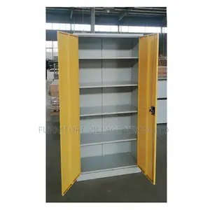 Office Cabinet; 2 Door Brown Metallic Office Cabinet