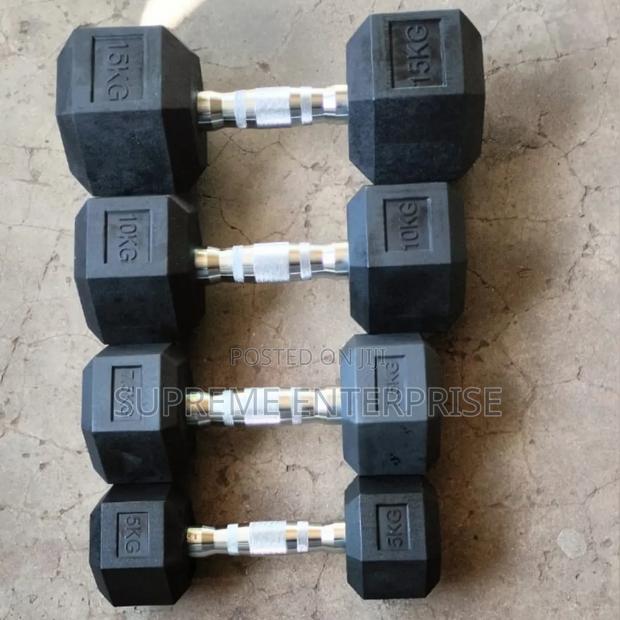 Hexagonal Dumbbells/Lifters 15kg