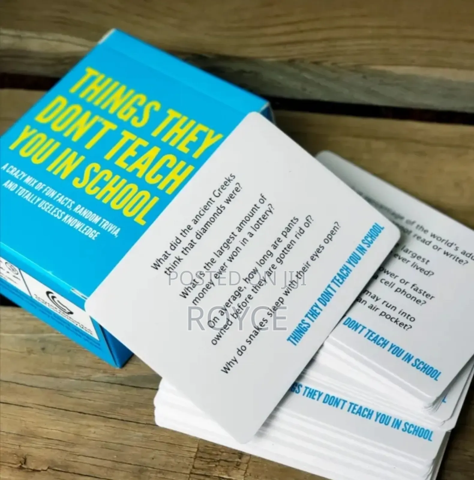 Things They Don't Teach You In School Trivia Game