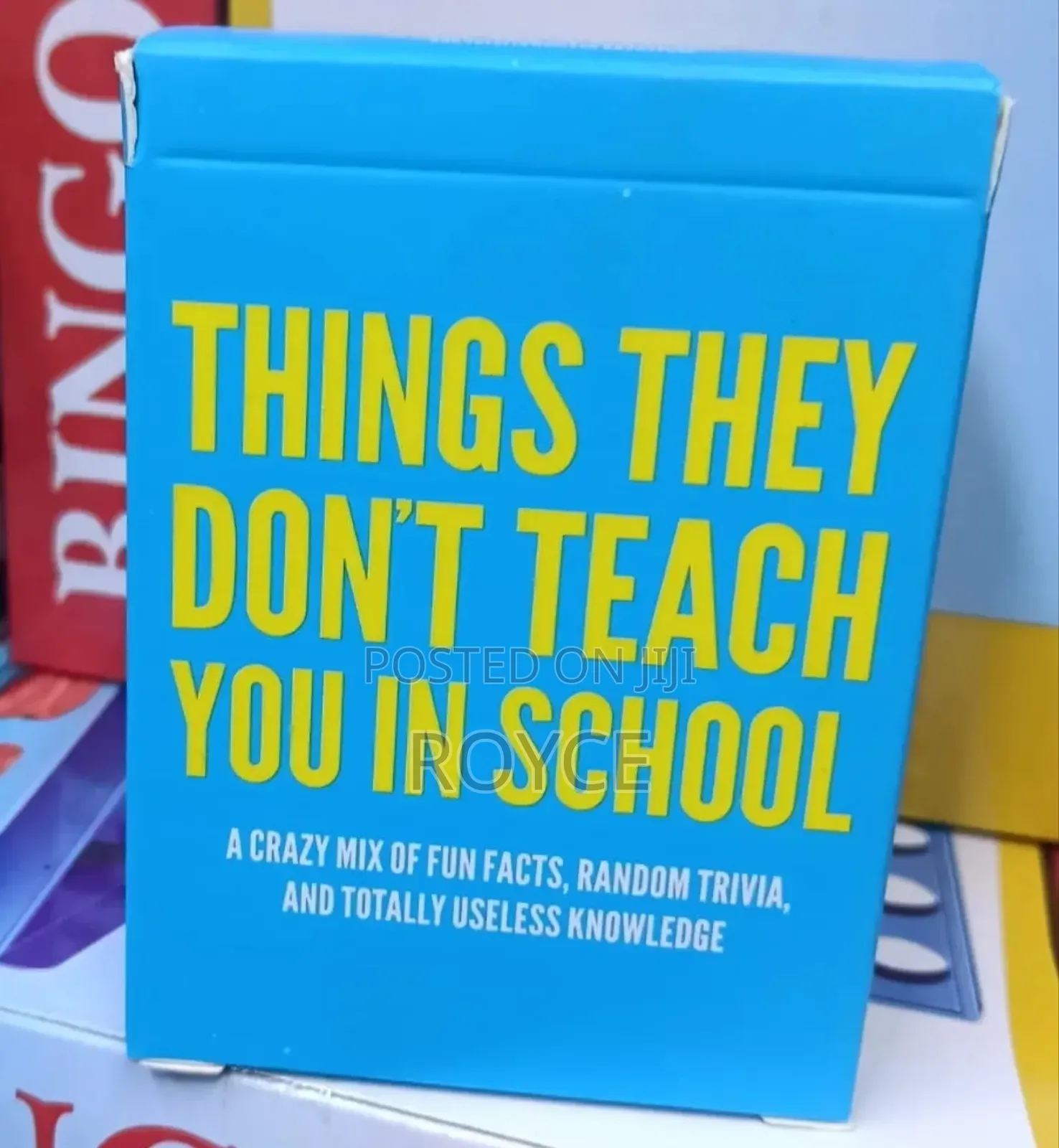Things They Don't Teach You In School Trivia Game