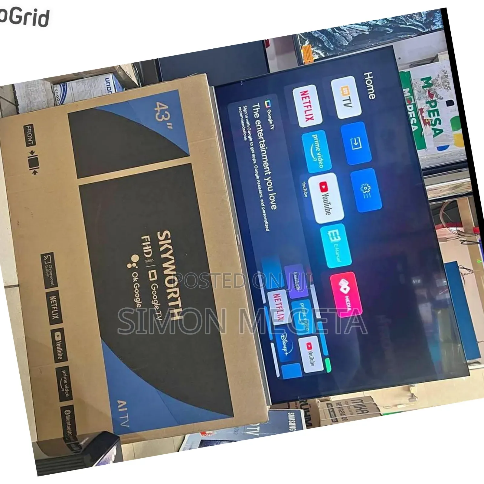 Skyworth 43 Inches Smart Tv Available