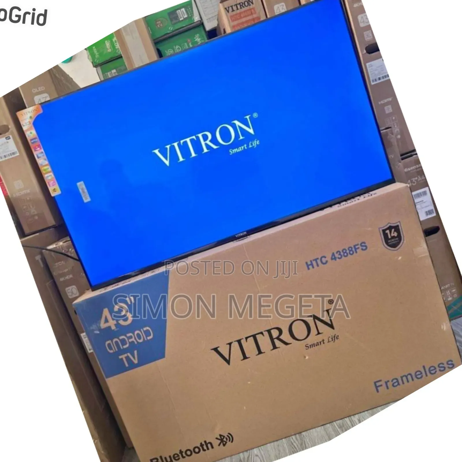 In Stock Vitron 43 Inches Smart Tv