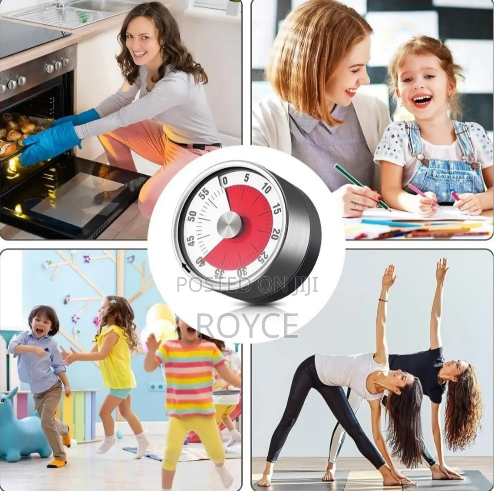 Kitchen Timer With Magnetic Back