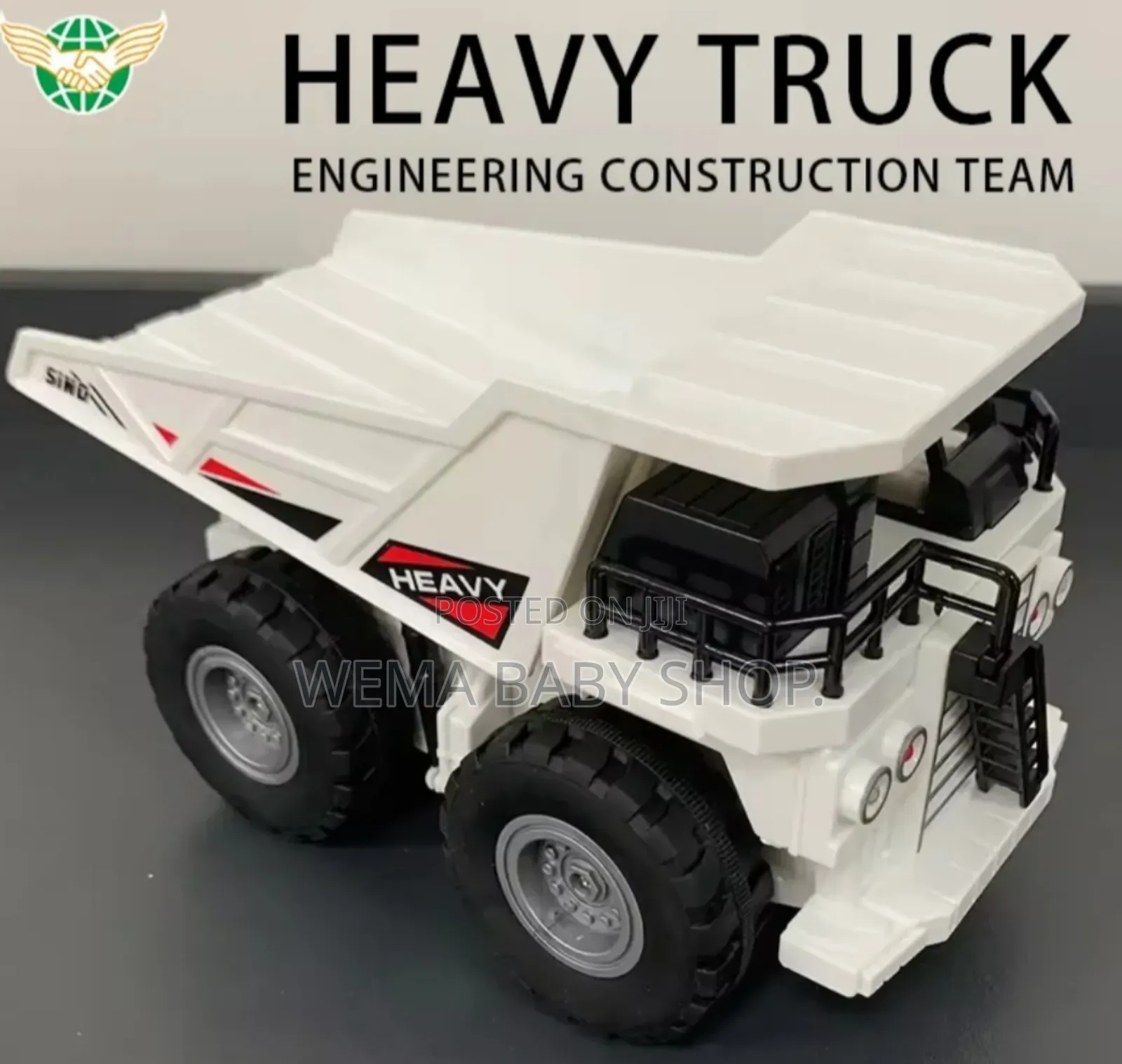 Remote-Controlled 2.4ghz Rechargeable Dumping Truck With Light Sound