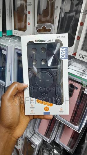 Cotni Magnetic Ring Hard Camshield Case for Redmi Note 13 Pro 4g -Blac - thumbnail 2