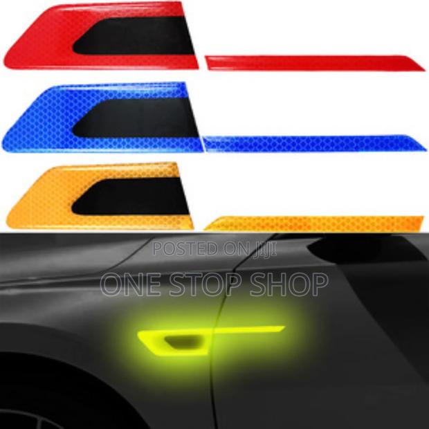 Strong Reflectivity Good Viscous Car Door Dide Stickers 2pc - main view