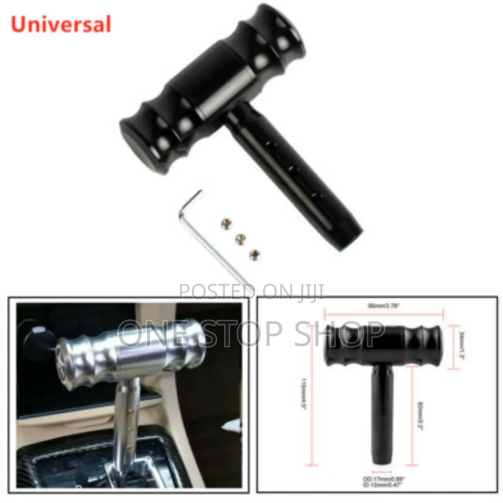 Aluminum Gear Knob T-Handle Shift Lever Knob