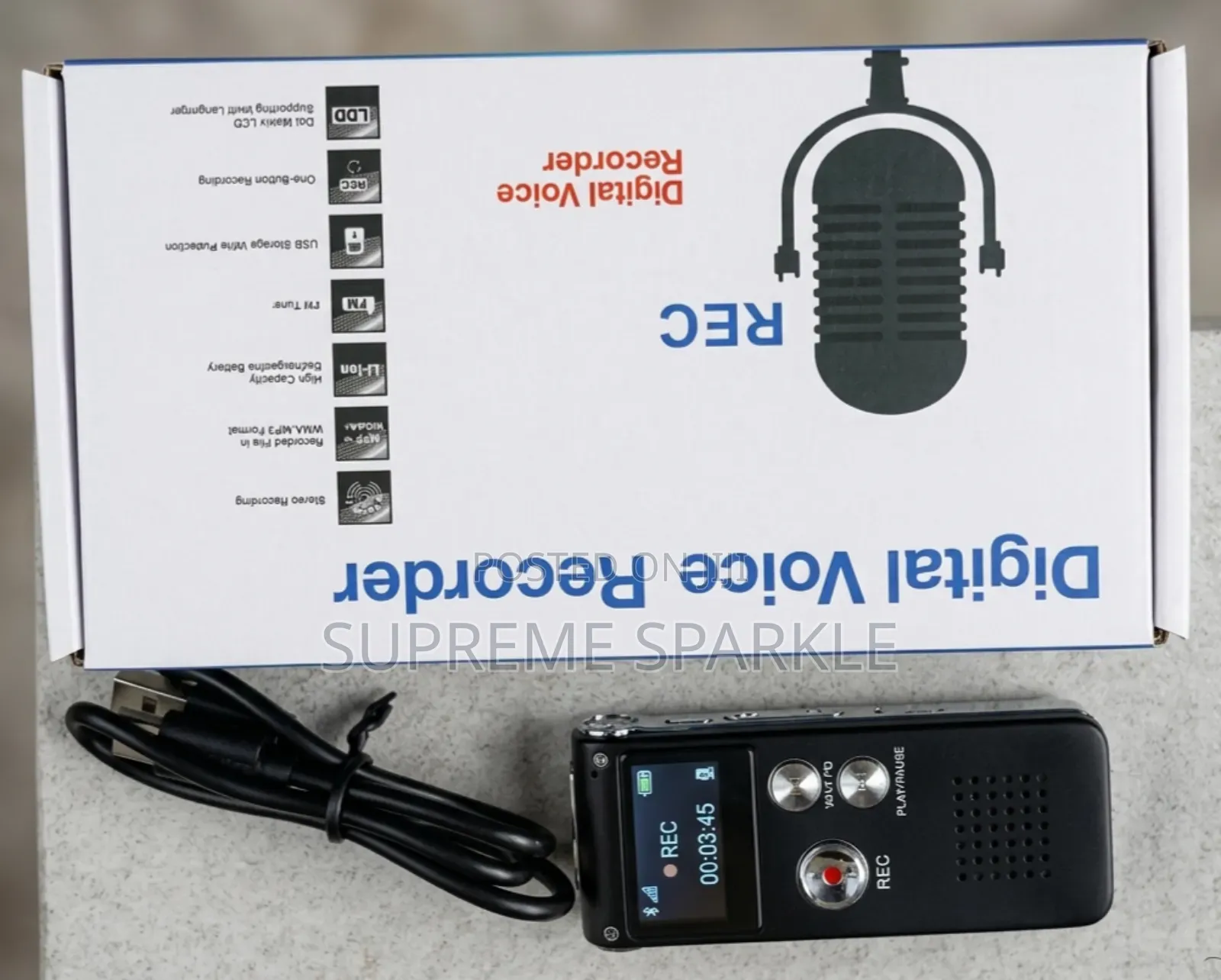 Portable Digital Voice Recorder 8gb