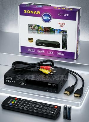 Sonar Hd-T2f11 Free to Air Digital Box Decoder. 1080p Resolution - thumbnail 2