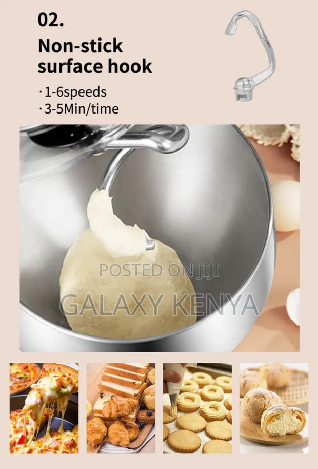 Sokany Stand Mixer - 8litres - thumbnail 4
