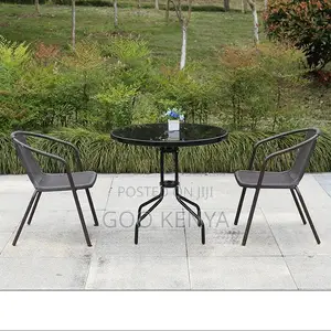 Outdoor Dining Set; Designer 2 Seater Rattan Frame Patio Furniture Set