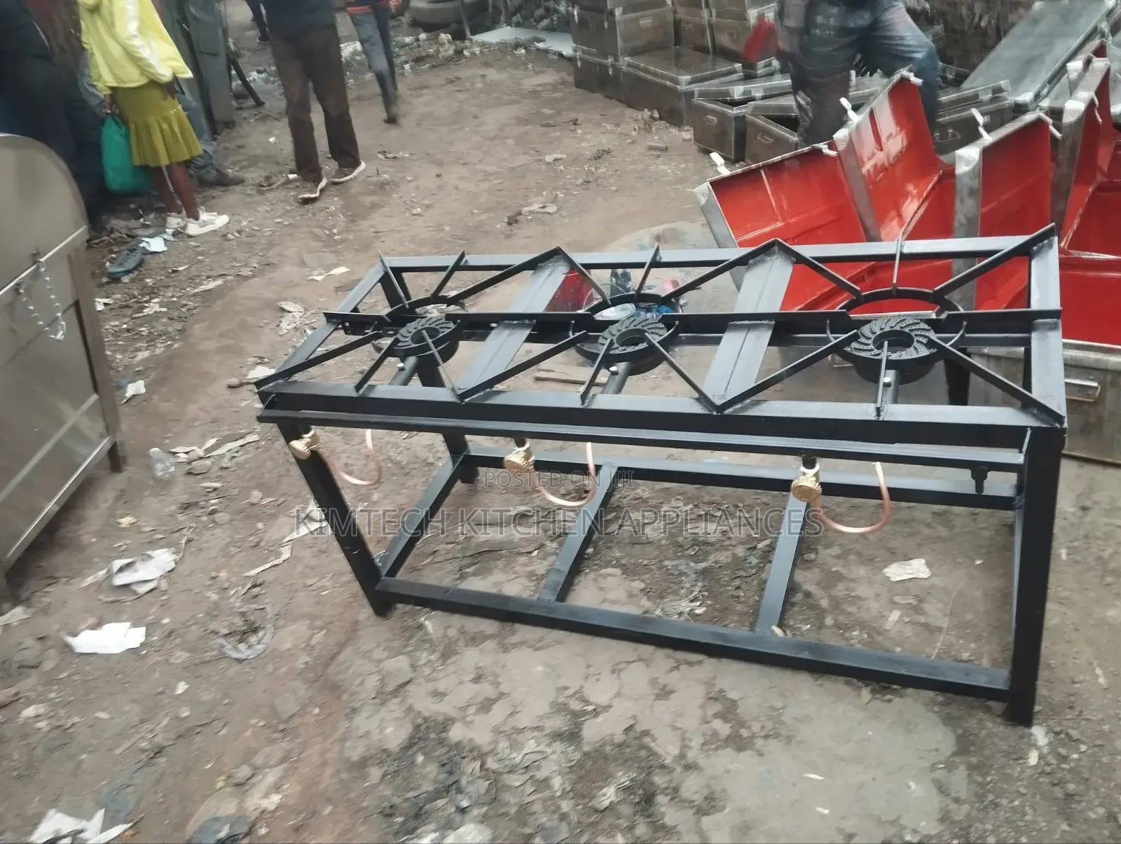 Mild Steel 3burner