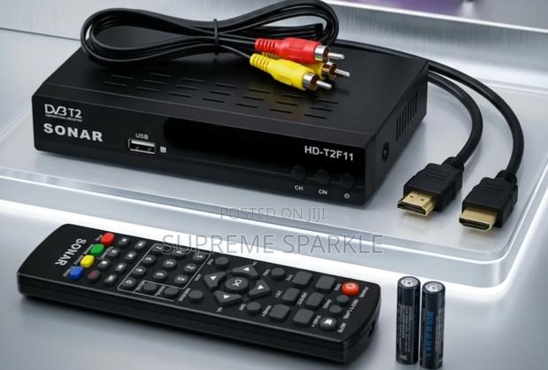 Sonar Hd-T2f11 Free to Air Digital Box Decoder. 1080p Resolution - thumbnail 3