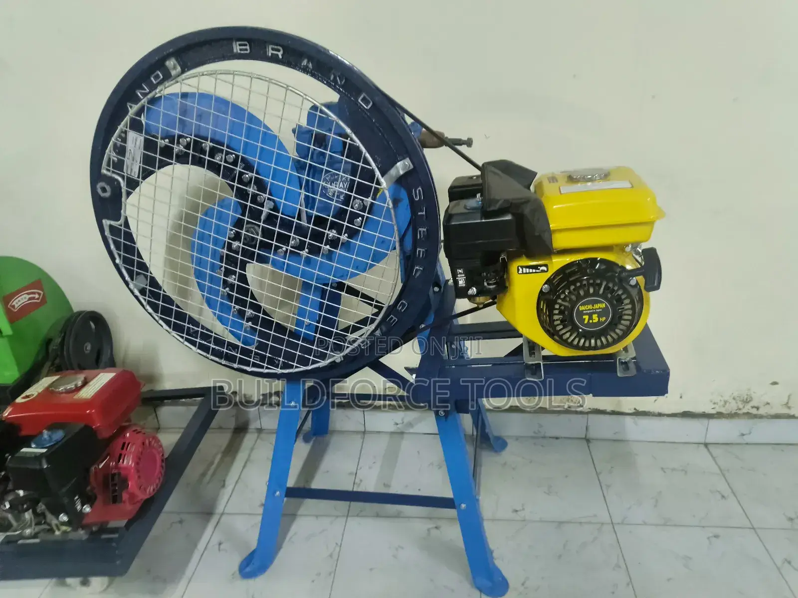 3 Blade Chuff Cutter Engine Powered