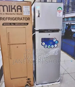 168litres Fridge Mika Double Door